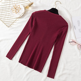 Women Pullover Sweater 2022 V Neck Single Breasted Slim Soft Knit Winter Tops Women Knitted Sweater